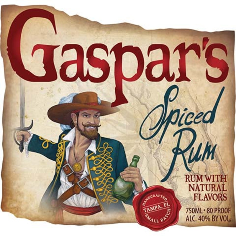 Tampa Bay Gaspar's Spiced Rum 750ML BTL