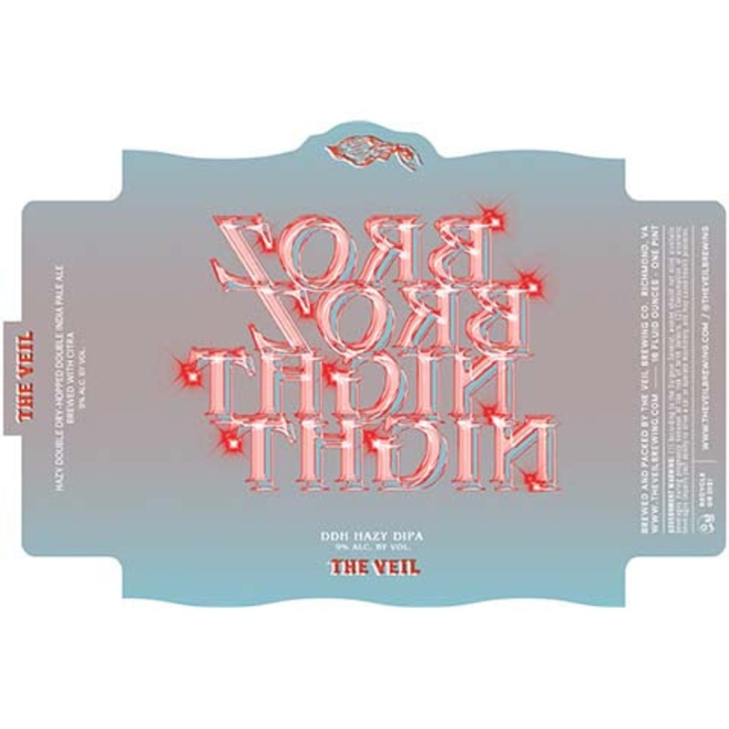 The Veil Broz Broz Night Night Hazy DIPA 16OZ SINGLE CAN