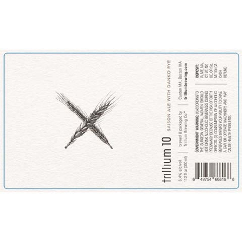 Trillium 10 Saison Ale 330ML BTL