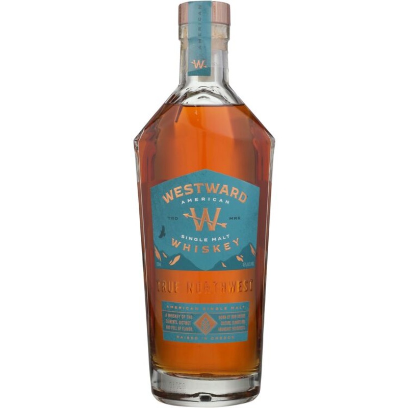 WESTWARD AMERICAN SINGLE MALT WHISKEY 90 750ML 750ML