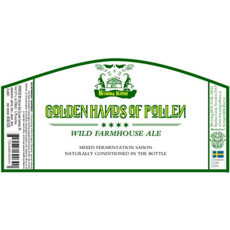 Brewing Koltur Golden Hands of Pollen Wild Farmhouse Ale 750ML BTL