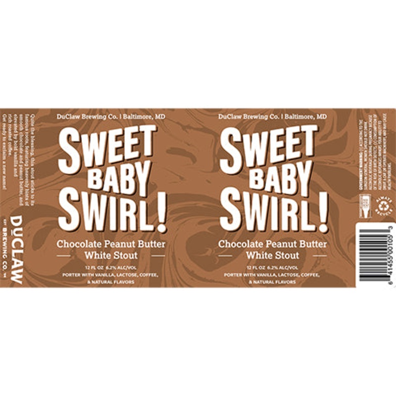 Duclaw Sweet Baby Swirl Porter 12OZ SINGLE CAN