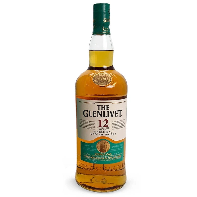 GLENLIVET 12YR SINGLE MALT SCOTCH WHISKY 1.14L @ Sage Hill [1001537] 1140 ml