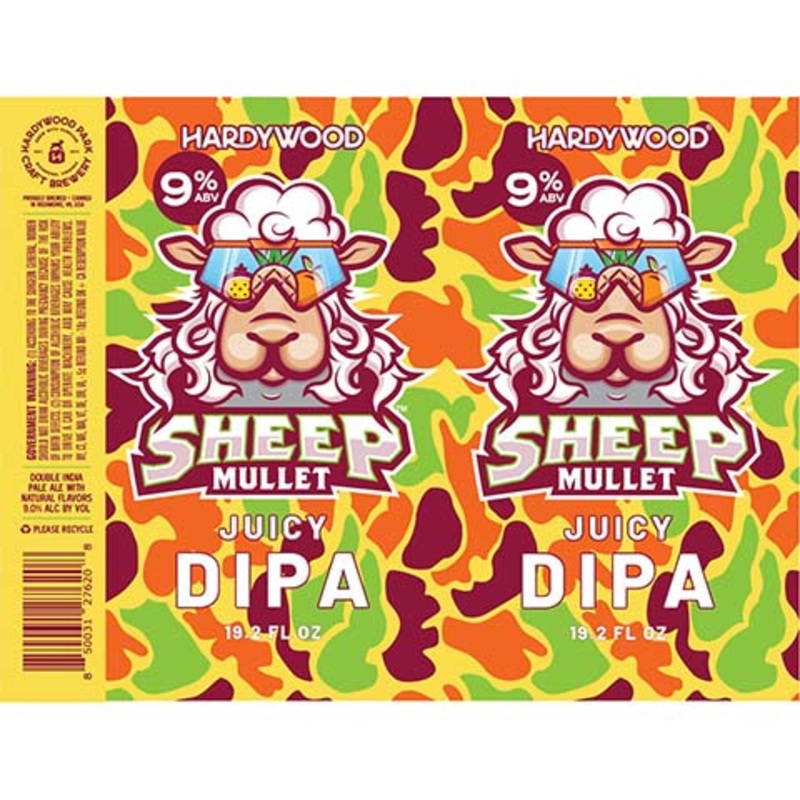Hardywood Sheep Mullet Juicy DIPA 19.2OZ SINGLE CAN