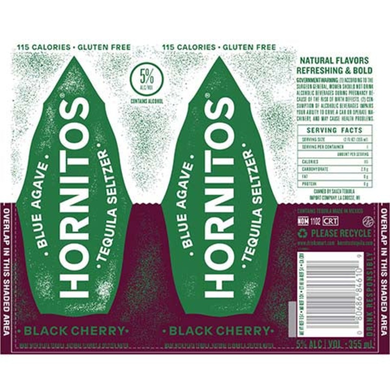 Hornitos Black Cherry Tequila Seltzer 12OZ SINGLE CAN
