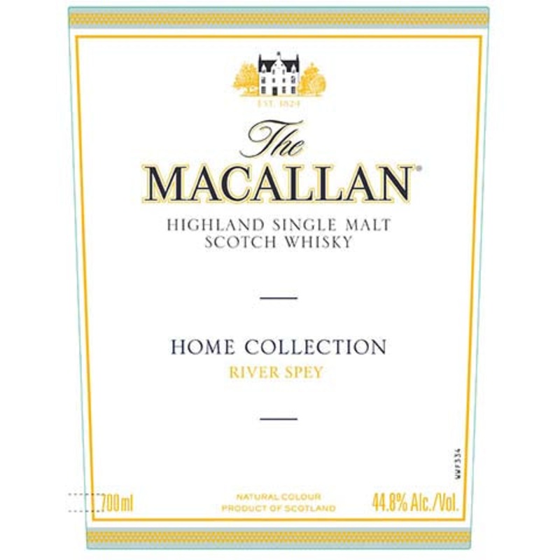 Macallan Home Collection River Spey Highland Single Malt Scotch Whisky 700ML BTL
