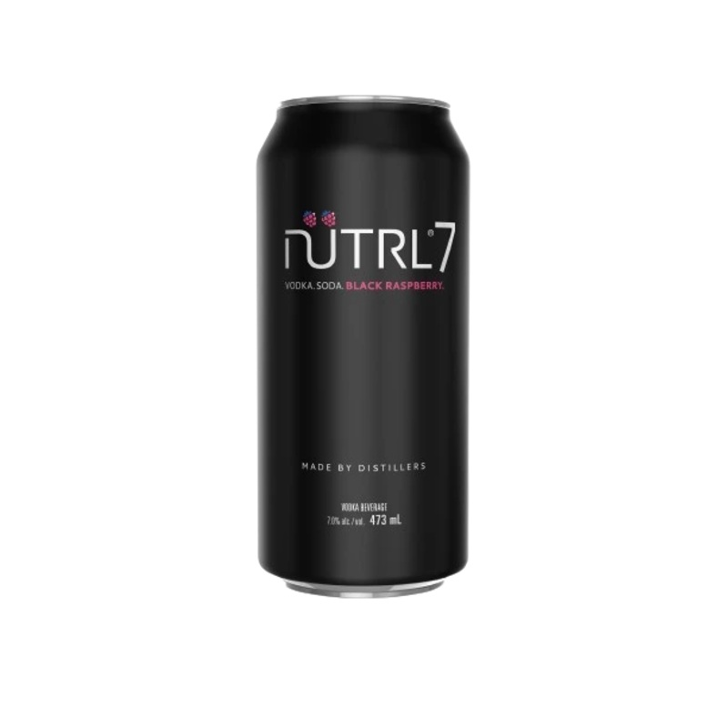 NUTRL VODKA SODA 7% BLACK RASPBERRY 473ML CAN @ MacTaggart Ridge [1017906] 473 ml