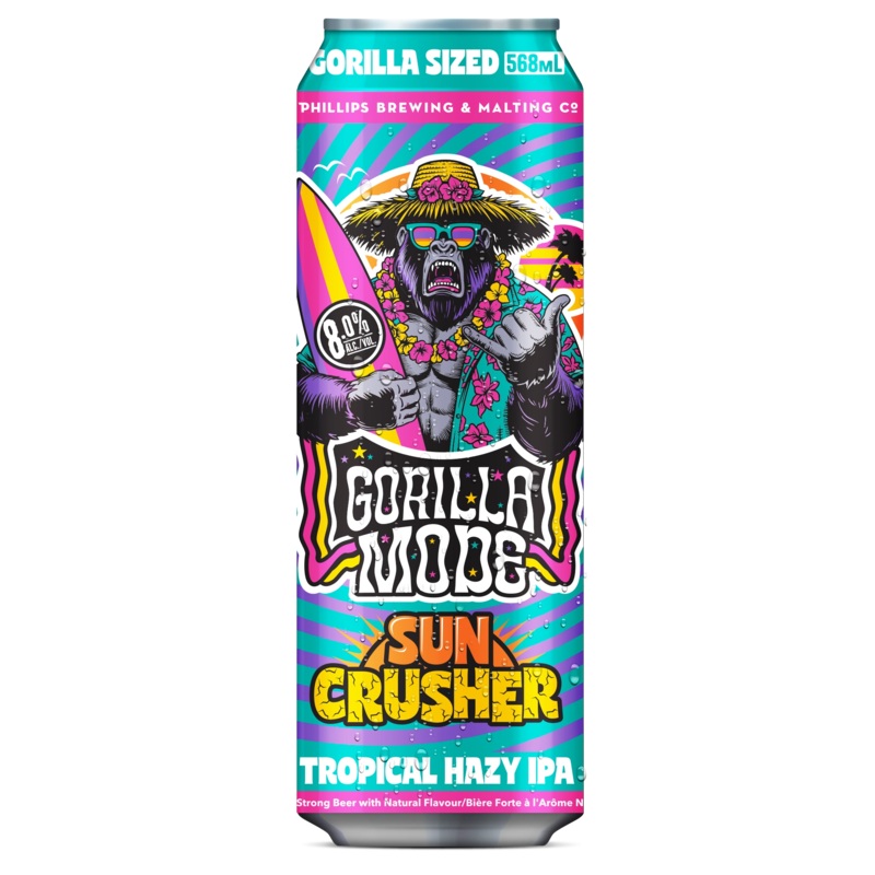 PHILLIPS GORILLA MODE SUNCRUSHER TROPICAL HAZY IPA 568ML CAN @ Kelowna [1057568] 568 ml