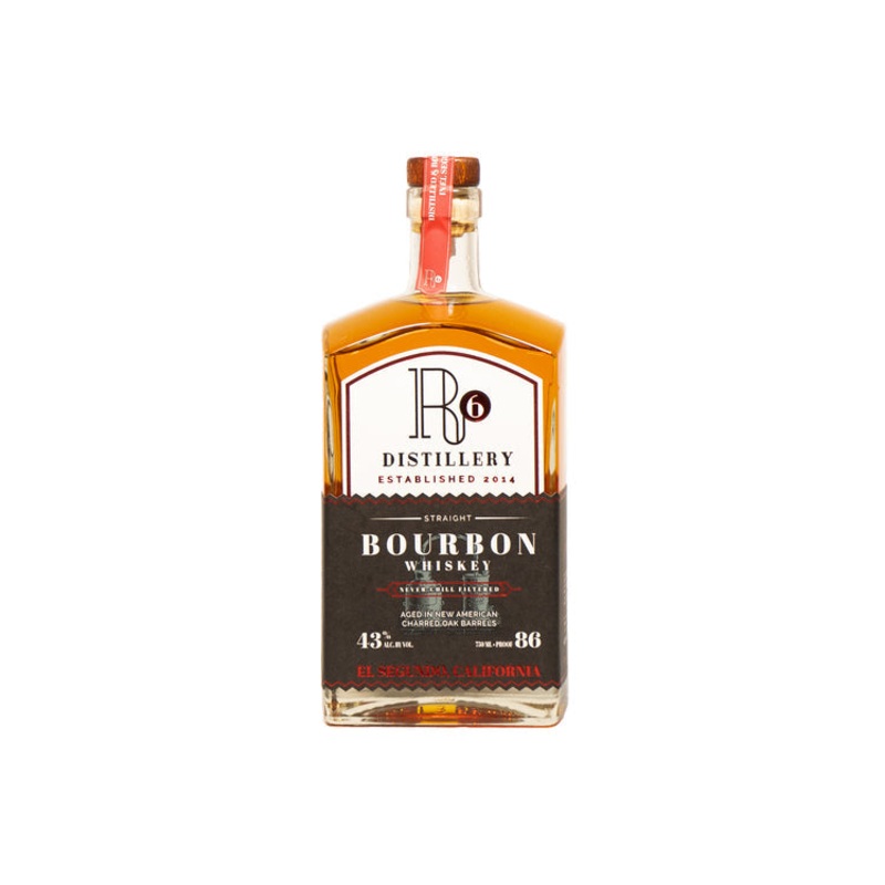 R6 Distillery Straight Bourbon Whiskey 86 750ML 750ML
