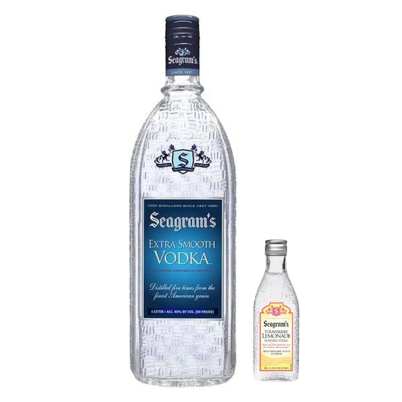 Seagrams Vodka 1.75L (With 50mL Seagram's Strawberry Lemonade)