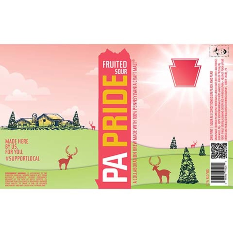 Bald Birds PA Pride Fruited Sour 16OZ SINGLE CAN