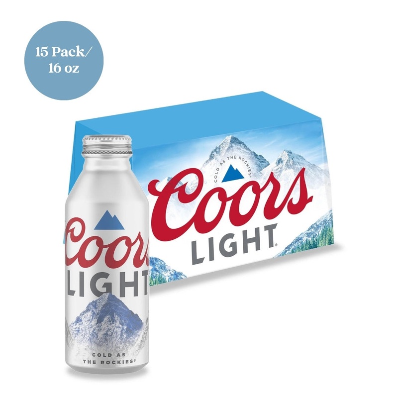 Coors Light Beer 15pk 16 fl oz
