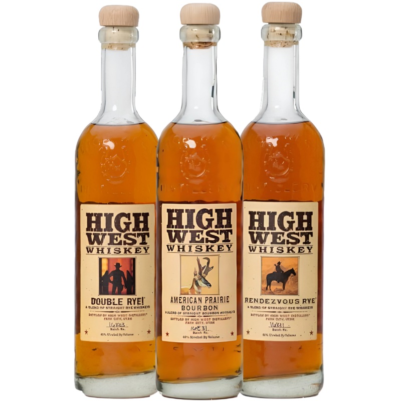 High West Frontier Bundle: Double Rye, American Prairie Bourbon & Rendezvous Rye