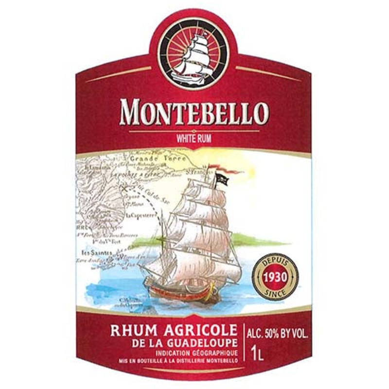Montebello White Rum 1L BTL
