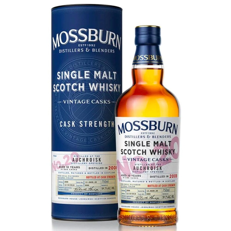 Mossburn No. 20 Auchroisk Distillery Single Malt Scotch Whisky