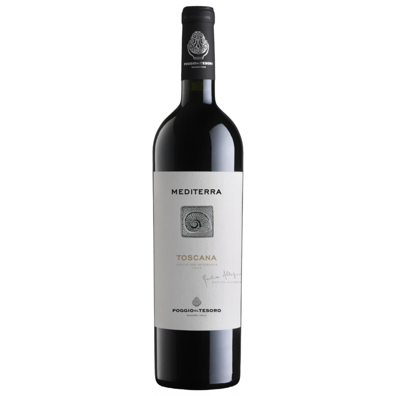 Poggio al Tesoro Mediterra Tuscan IGT 22 750ML 750ml Bottle
