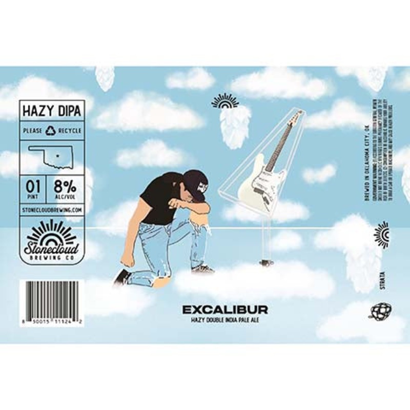 Stonecloud Excalibur Hazy DIPA 16OZ SINGLE CAN