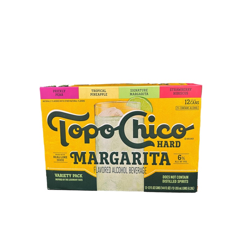 Topo Chico Hard Seltzer Margarita Variety 12 Pack