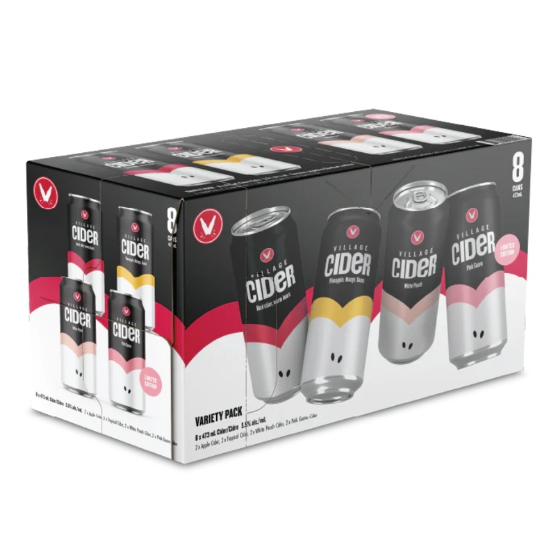 VILLAGE CIDER MIXER 473ML 8PK CAN @ St. Albert [1040458] 3784 ml