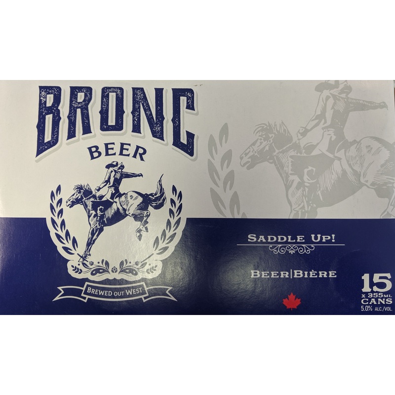 BRONCO BEER 15 CANS