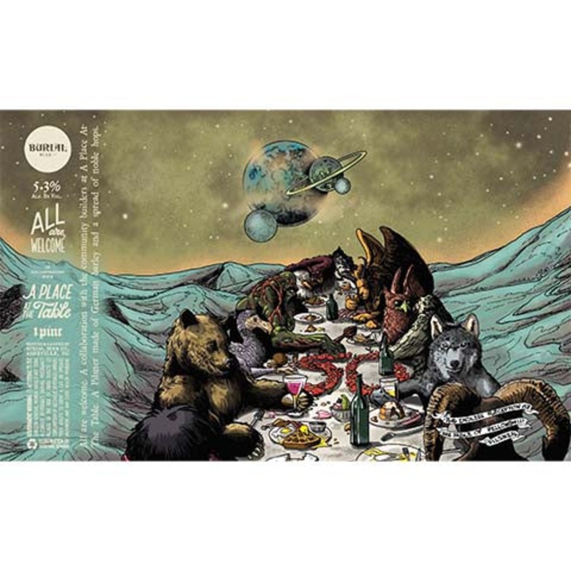 Burial The Endless Reception At The Table Of Fellowship Pilsner 16OZ SINGLE CAN