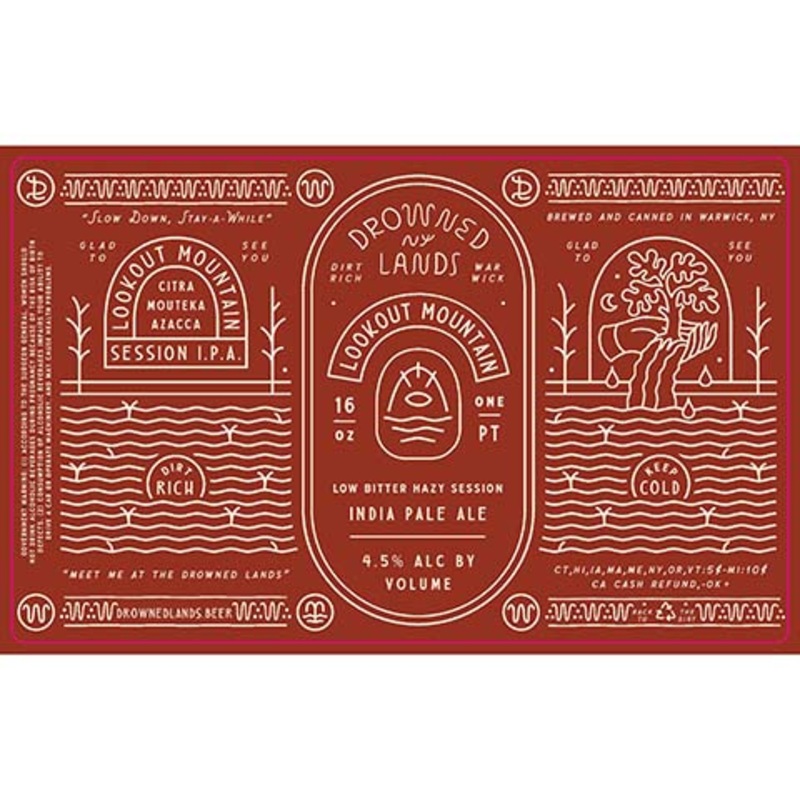 Drowned Lands Lookout Mountain IPA 16OZ SINGLE CAN