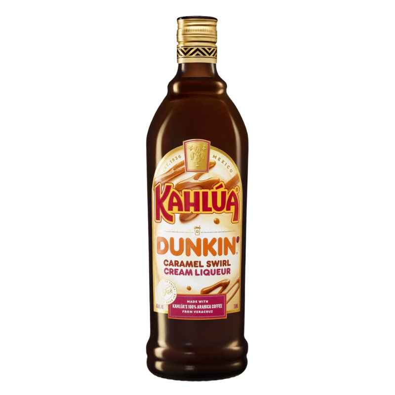 Kahulua Dunkin' Caramel Swirl Liqueur 750mL