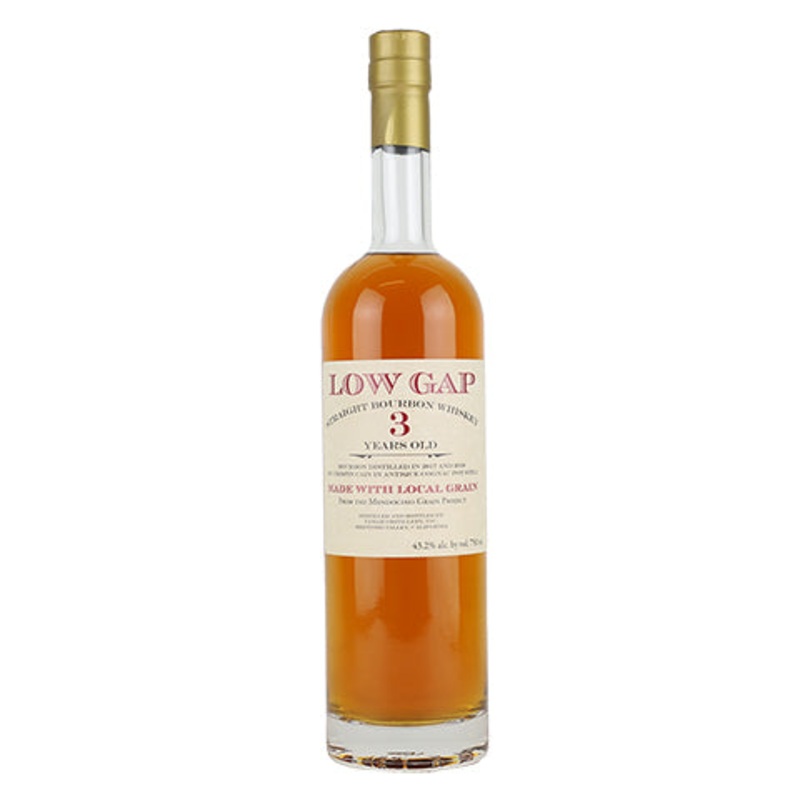 Low Gap 3 Years Old Straight Bourbon Whiskey 750ML BTL