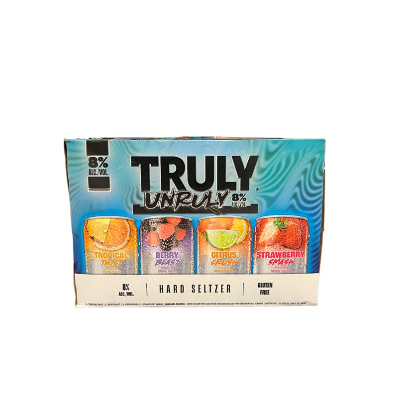 Truly Unruly Hard Seltzer Variety 12 Pack Cans