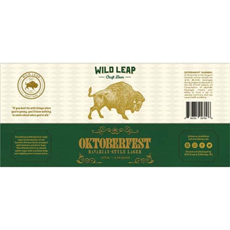 Wild Leap Oktoberfest Lager 12OZ SINGLE CAN