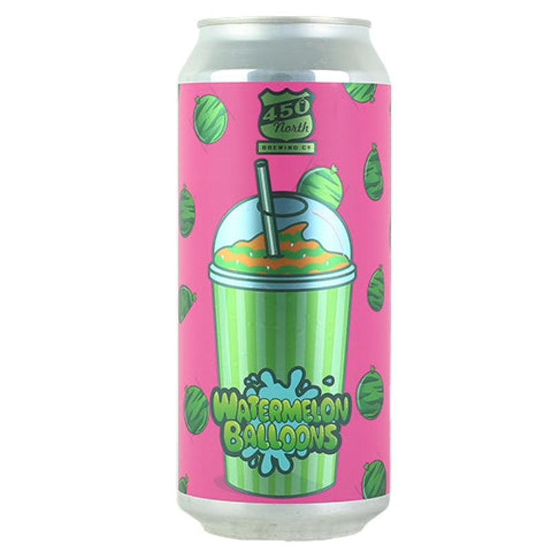 450 North Watermelon Balloons SLUSHY XXL Sour 16OZ SINGLE CAN