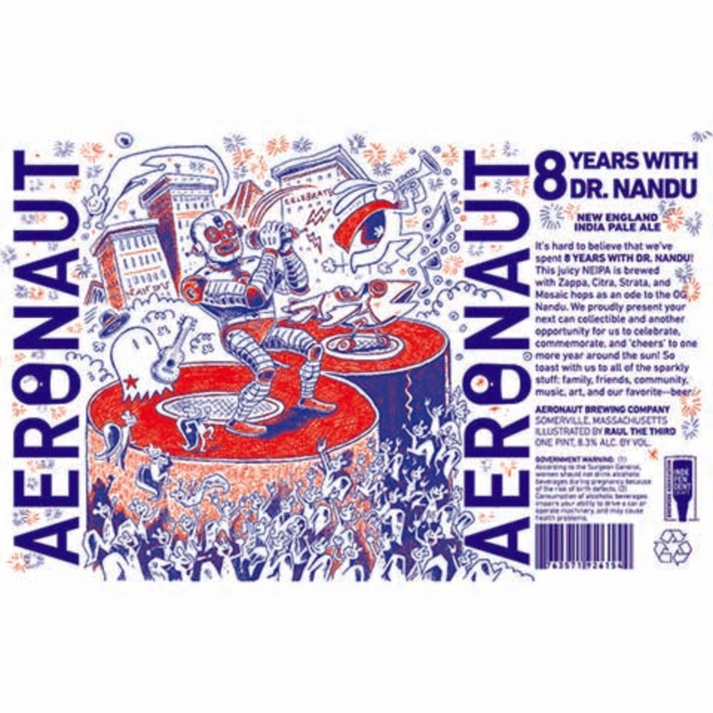 Aeronaut 8 Years With Dr. Nandu NEIPA 16OZ SINGLE CAN