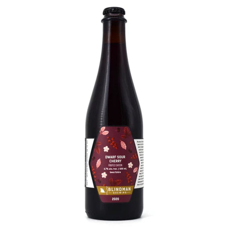 BLINDMAN DWARF SOUR CHERRY FRUITED SAISON 500ML BT @ Deerfoot City [1032149] 500 ml