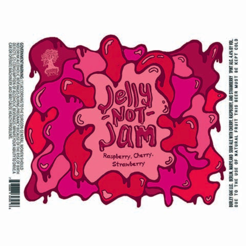 Burley Oak Jelly Not Jam Sour Ale (Raspberry, Cherry, Strawberry) 16OZ SINGLE CAN