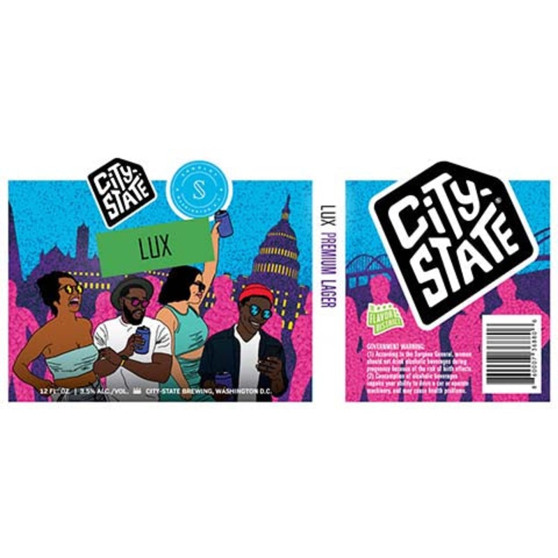City-State Lux Premium Lager 12OZ SINGLE CAN