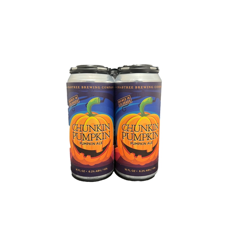Crabtree Chunkin Pumpkin Ale 4 Pack Cans