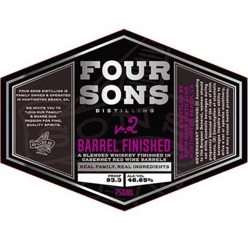 Four Sons Barrel Finished Blended Whiskey 750ML BTL