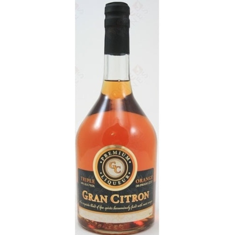 Gran Citron Triple Orange Liqueur 80 750ML 750ML