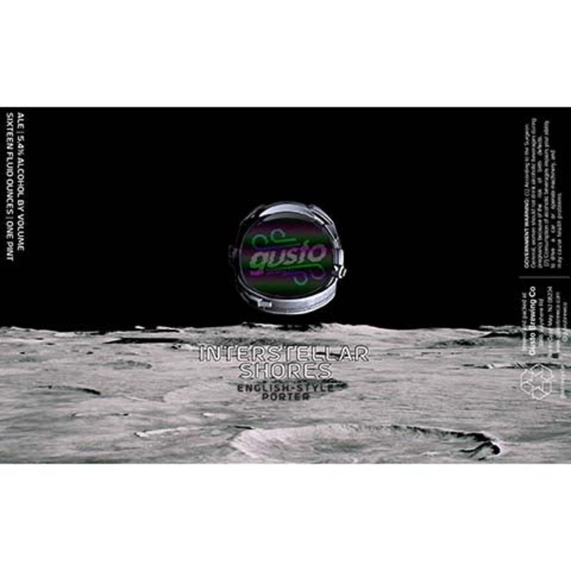 Gusto Interstellar Shores English Porter 16OZ SINGLE CAN