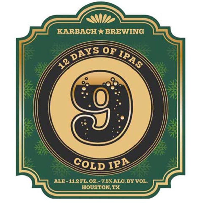 Karbach 9 Cold IPA 11.2OZ SINGLE BTL