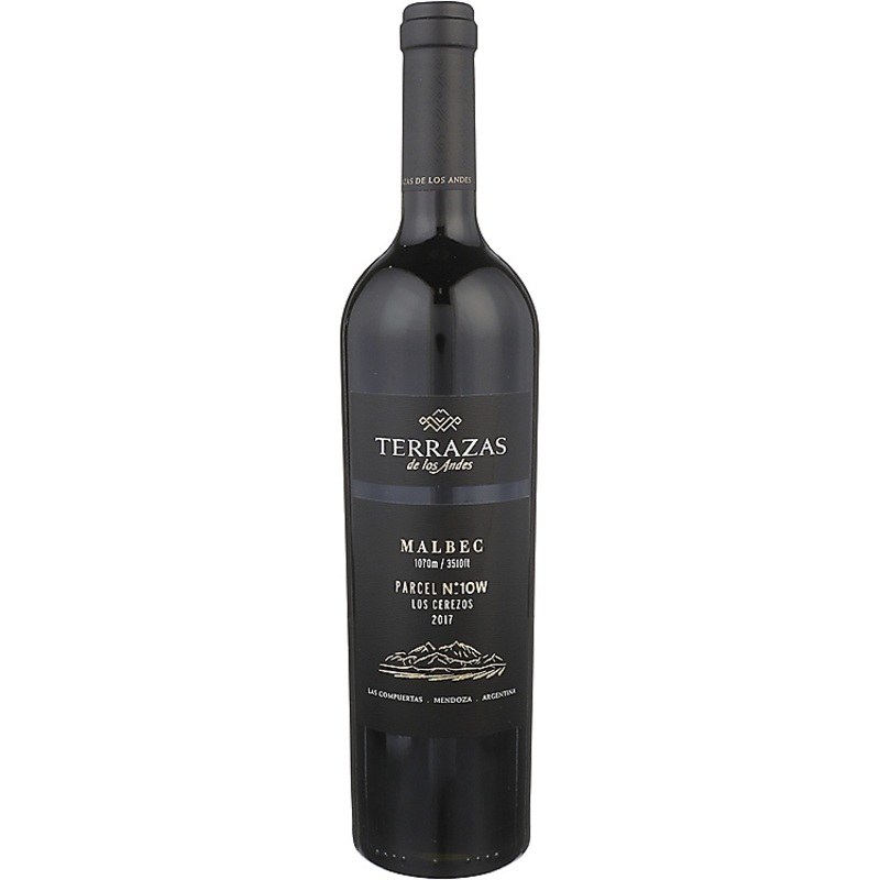 TERRAZAS DE LOS ANDES MALBEC PARCEL NO. 10W LOS CEREZOS LAS COMPUERTAS 2017 750ML 750ML