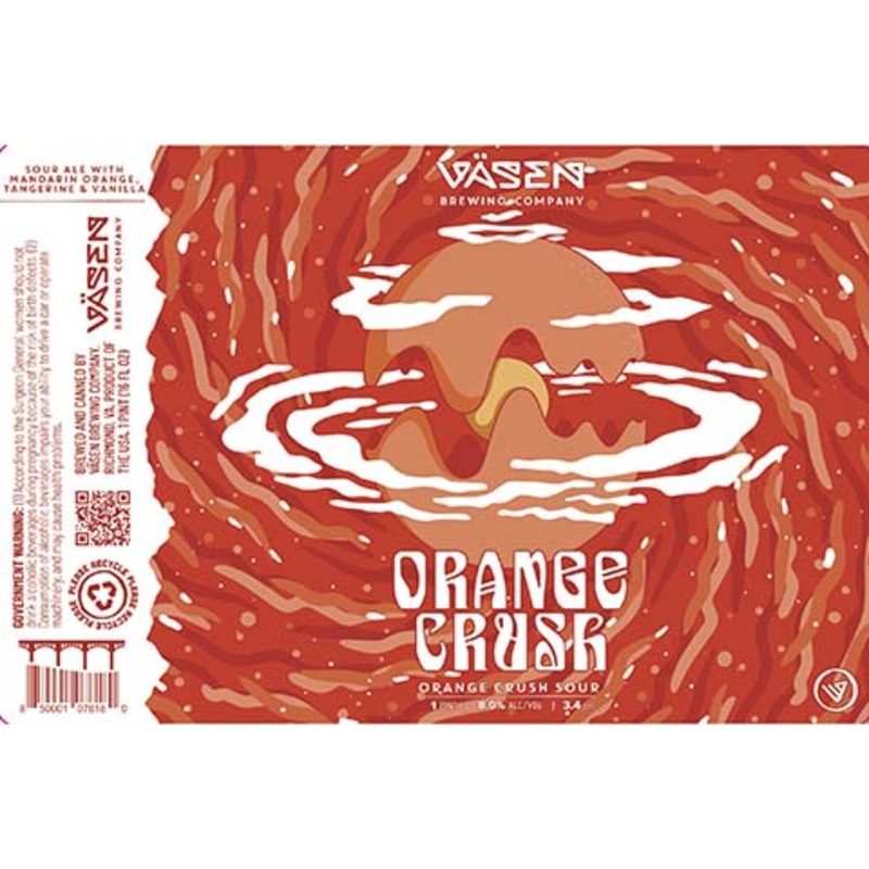 Vasen Orange Crush Sour 16OZ SINGLE CAN