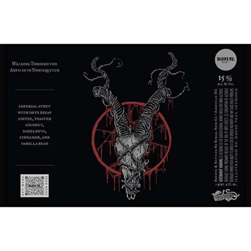 Burial Walkiing Through the Abyss into Nonsequitur Imperial Stout 500ML BTL