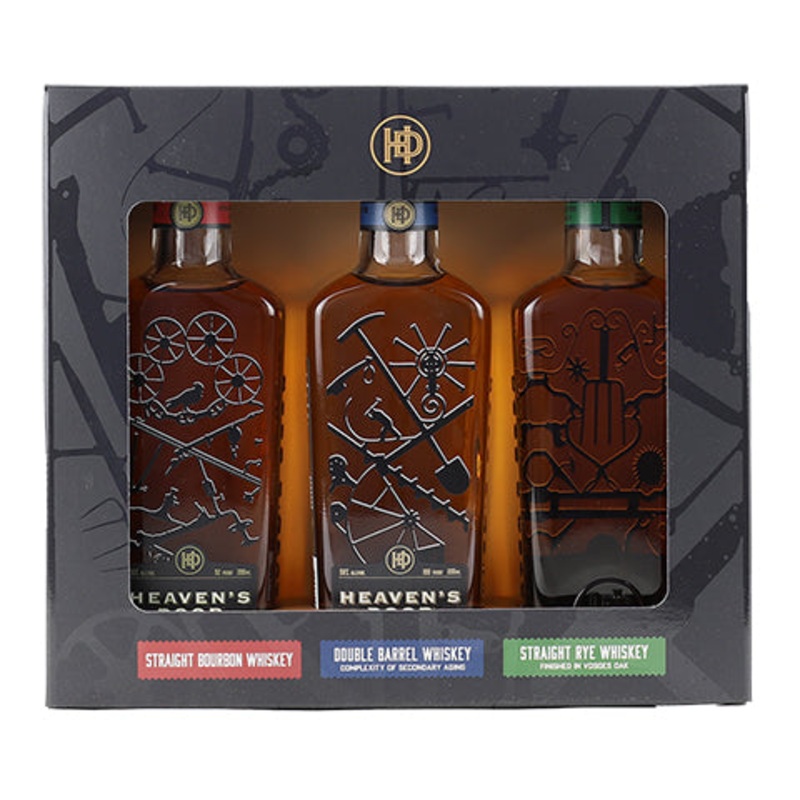 Heaven's Door Trilogy Whiskey Collection 3-Pack Gift Set 3PK 200ML BTL