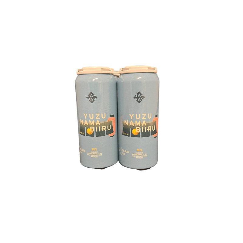 Japas Yuzu Nama Biiru Lager 4 Pack Cans