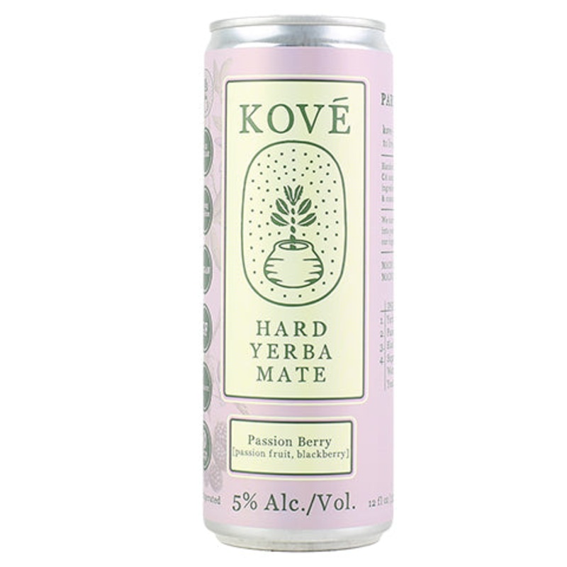 Kove Passion Berry Hard Yerba Mate Seltzer 12OZ SINGLE CAN