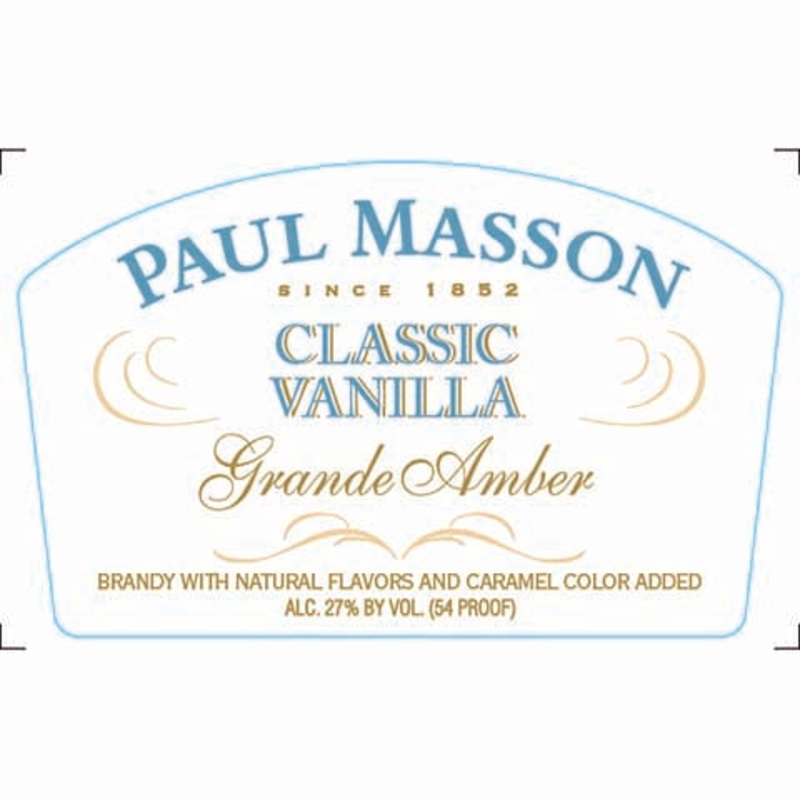 Paul Masson Classic Vanilla Brandy 1.75L BTL