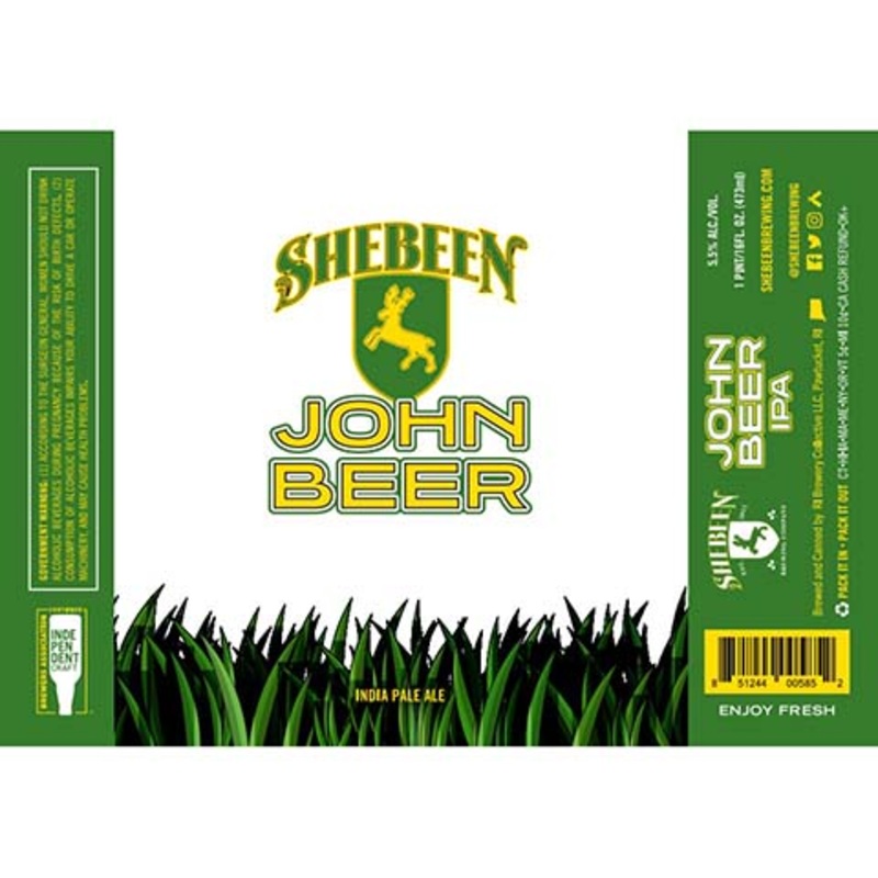 Shebeen John Beer IPA 16OZ SINGLE CAN