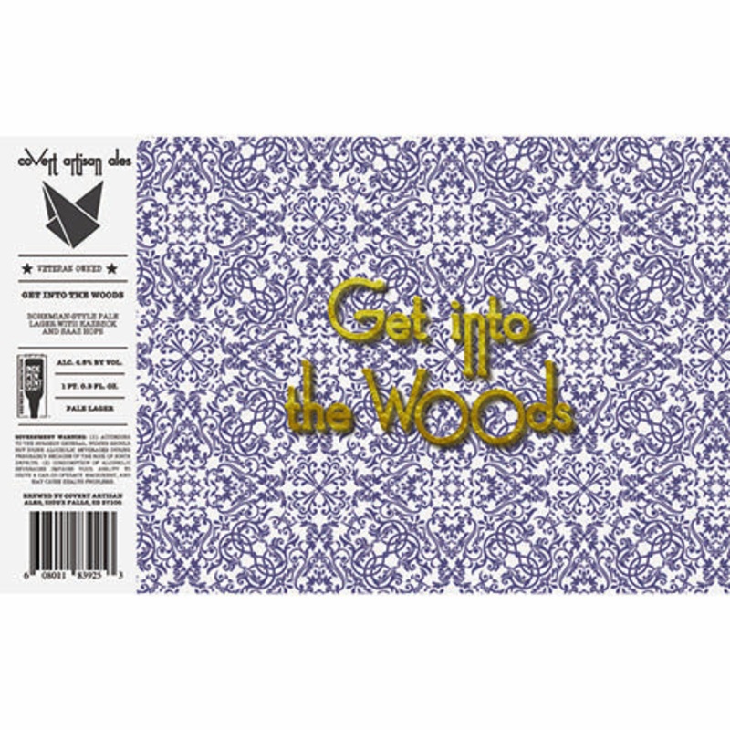 Covert Artisan Get Into The Woods Bohemian-Style Pale Lager 16.9OZ SINGLE CAN