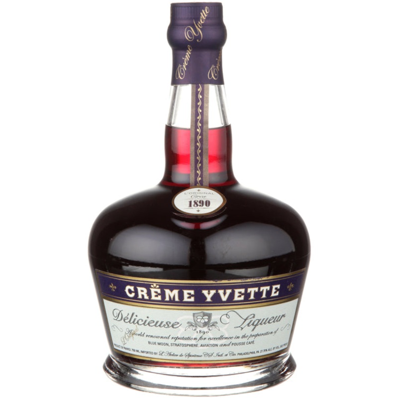 CREME YVETTE CREME DE VIOLETTE DELICIEUSE 55.5 750ML 750ML